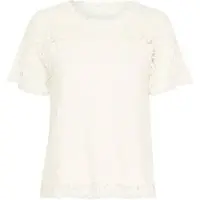 Cream Chemisier 'CR Kit' blanc cassé