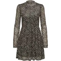 ONLY Robe 'ONLErica' gris / noir / blanc cassé