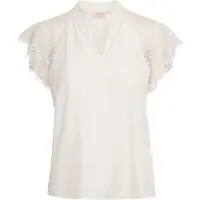 Cream Chemisier 'Nola' blanc
