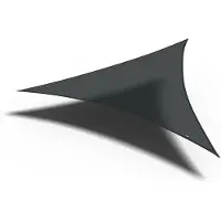 Platinum Coolfit Sonnensegel 3-Eck, schwarz Bezug aus 285g/m² Polyethylen (HDPE), 500x500x500 cm (500 x 500 cm)