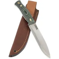 Casström Couteau No.14 SFK Green Micarta