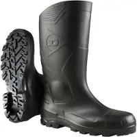 Dunlop PVC Bottes de Pluie Noir S5-Taille 46