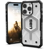 Uag Coque Pathfinder MagSafe pour Apple iPhone 16 Pro - Ice