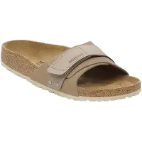Birkenstock - Sandales en suède - Oita Suede Leather Narrow Taupe pour Femme en Cuir - Taille 39 - Marron