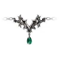 Alchemy Gothic Bracelet Gothic de Alchemy Gothic - Churchyard - pour Femme - couleur argent - Taille Standard