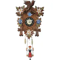 Engstler - 126/10 SQ - Horloge murale avec balançoire - Quartz