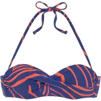 Buffalo Hauts de bikini '' bleu foncé / orange