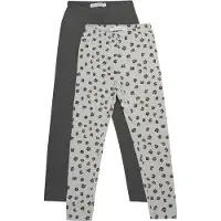Minymo Leggings caramel / gris foncé / gris chiné / noir