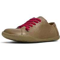 Camper Baskets basses 'Peu Cami' marron / rouge sang