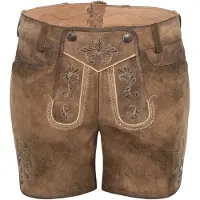 Spieth & Wensky Pantalon folklorique crème / marron