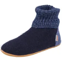 Giesswein Pantoufle bleu marine / bleu chiné