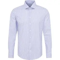 Seidensticker Chemise business bleu fumé / blanc