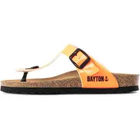 Bayton Mule 'Mercure' marron / orange clair / noir