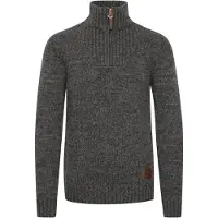 !Solid Pull-over 'Philostrate' marron / gris foncé