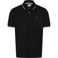 Gant T-Shirt 'Rugger' noir / blanc