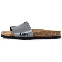 Bayton Mule 'Djilian' marron / noir / argent