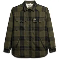 Superdry Veste mi-saison vert / noir