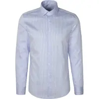 Seidensticker Chemise bleu clair / blanc