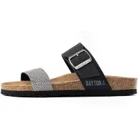 Bayton Mule 'Valence' gris / noir / argent