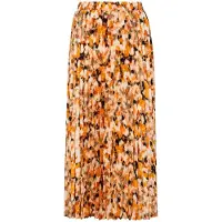 s.Oliver Black Label Jupe kaki / orange / orange clair / noir