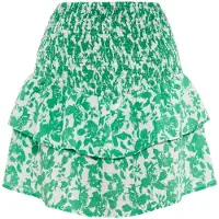 IZIA Jupe vert / blanc