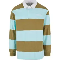 Karl kani T-Shirt bleu clair / olive / blanc