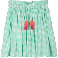 MINOTI Jupe jade / vert clair / rouge / blanc