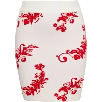 Ebeeza Jupe rose pastel / rouge / blanc cassé
