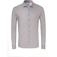 Desoto Chemise marron / gris