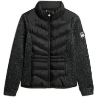 Superdry Cardigan 'Storm' noir / noir chiné