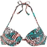 Venice beach Hauts de bikini marron / vert / orange / blanc
