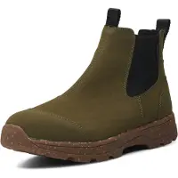 Woden Chelsea Boots vert foncé / noir