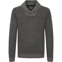 INDICODE JEANS Pull-over 'COPENT' gris / noir