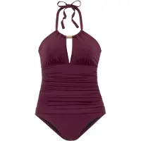 LASCANA Maillot de bain or / lie de vin