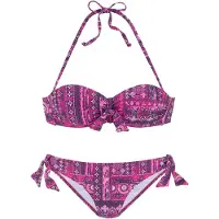 s.Oliver Bikini bleu marine / rose / blanc