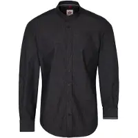 Spieth & Wensky Chemise folklorique 'Edertal' gris foncé