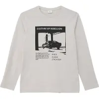 s.Oliver T-Shirt gris clair / noir