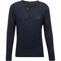 Key Largo T-Shirt 'Target' bleu nuit / blanc