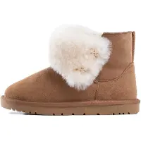 Gooce Bottes de neige 'Junia' crème / marron châtaigne