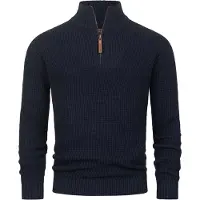INDICODE JEANS Pull-over 'Yassip' bleu marine