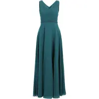 Vera Mont Robe de soirée vert foncé