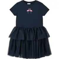 s.Oliver Robe bleu marine / rose pastel / rose clair