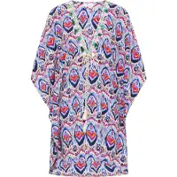IZIA Kimono crème / turquoise / bleu clair / orange