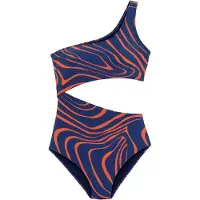 Buffalo Maillot de bain 'Monokini Dune' bleu foncé / orange