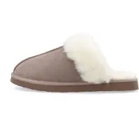 Bianco Pantoufle 'Sweetie' marron chiné / blanc cassé