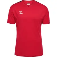 Hummel T-Shirt fonctionnel 'Authentic' canneberge / noir / blanc