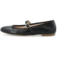 Bianco Ballerines à lanières 'MADISON' noir