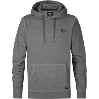 Petrol Industries Sweat-shirt 'Portage' gris chiné / noir