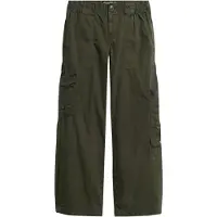 Superdry Pantalon cargo vert foncé