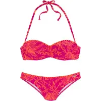 Venice beach Bikini orange / rose foncé